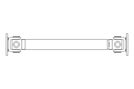 Eje articulado D=100 L1=560 L2=770