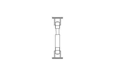 Eje articulado D=75 L1=300 L2=355