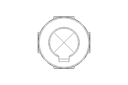 Universal joint shaft D=25 L1=130 L2=150