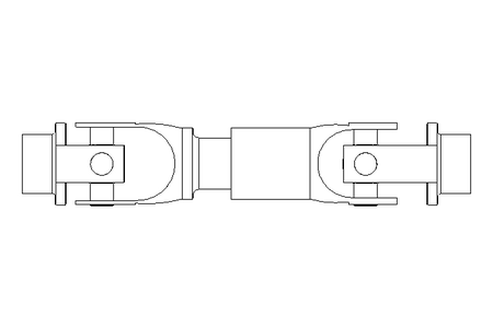 Eje articulado D=25 L1=158 L2=168