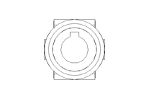 Universal joint shaft D=32 L1=450 L2=510