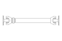 Universal joint shaft D=90 L1=535 L2=780