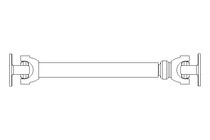 Universal joint shaft D=90 L1=535 L2=780