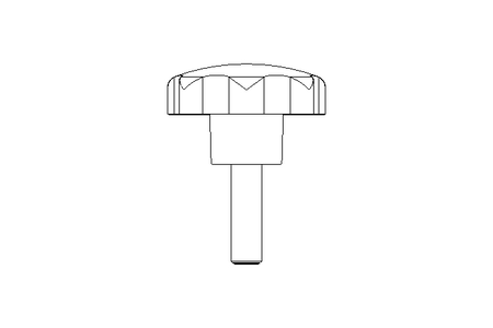 Sterngriffschraube St 32 M 6x20 A2