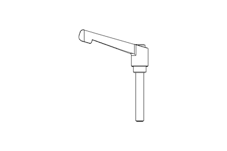 CLAMPING LEVER GN300 1-78-M10-63SW