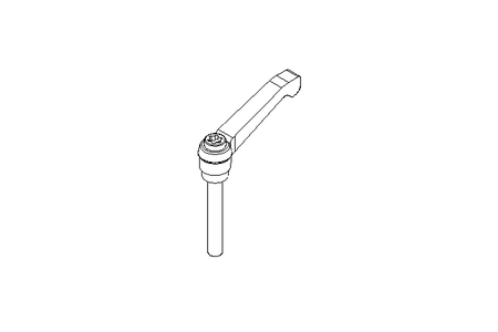 CLAMPING LEVER 15G GR2 M 8X55