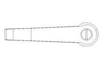 Klemmhebel K M12 Gr.4 verstellbar