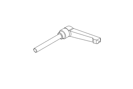 CLAMPING LEVER GN300.1-78-M10-80SW