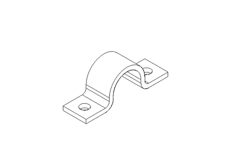 PIPE CLAMP D1= 36 mm DIN 1593