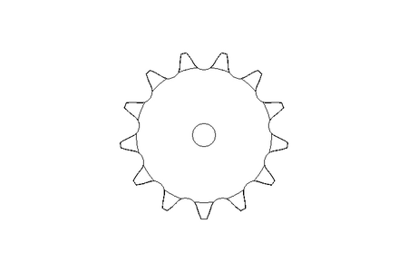 CHAIN SPROCKET 3/4X7/16