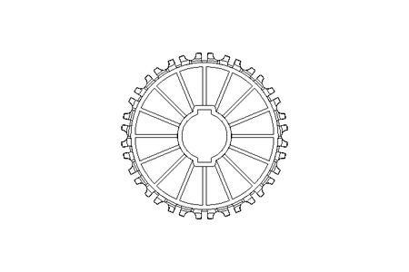 Kettenrad DB40 B20 Z18