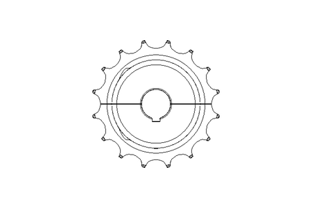 Roda dentada para corrente