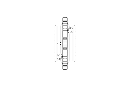 Chain sprocket Z16 D30 divided