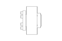 Kupplung W818 200-38H7-LGES=72 MM