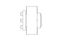 Kupplung W818 200-38H7-LGES=72 MM