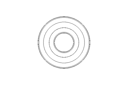 Cuscin.scanalato a sfera 607 2RS1 7x19x6