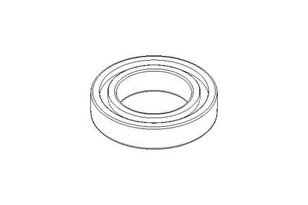 Deep groove ball bearing 6009 2RS 45x75