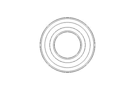 Deep groove ball bearing 6205 ZZ 25x52