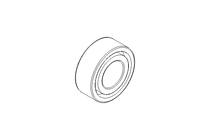 Ang.-cont. ball bearing 3207 2RS 35x72