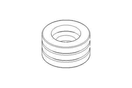 Rodam. rígido bolas axial 52208 30x68x36