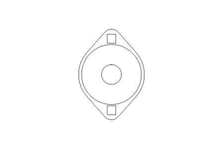 Mancal de flange PCSLT 20x66x24,6