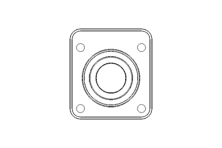 Flange bearing PCSK 40/43.8x121