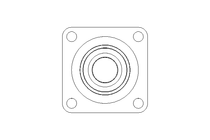 Flange bearing TCJ FA125.8 35/48.4x108