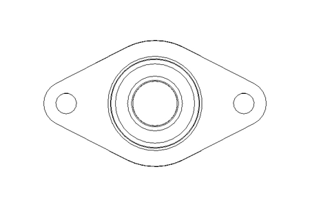 Flange bearing FL 25x70x31