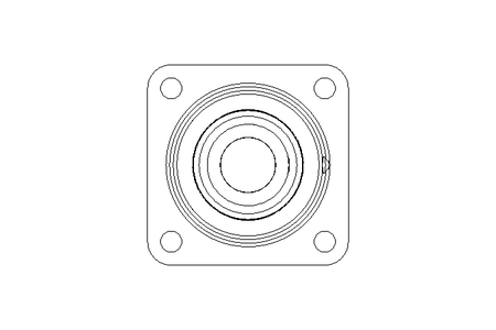 Mancal de flange PCF 30/35,7x108