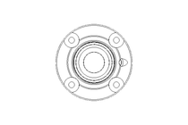 Flange bearing RFE FA125.8 40x145x56.3
