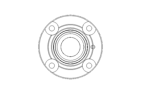 Mancal de flange RFE 50x165x62,7