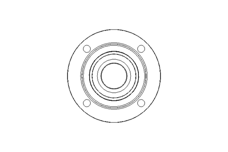 Flange bearing RME FA125.8 40x145x56.3