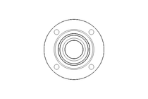 Mancal de flange RME 50x165x62,7