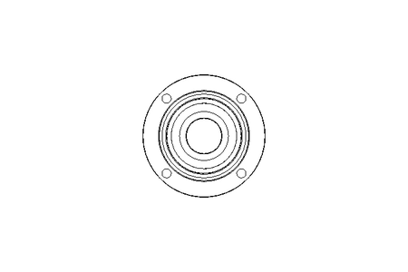 Mancal de flange RMEO FA125.8 100x340