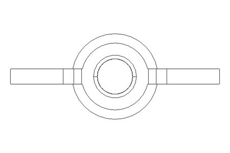 Flügelmutter M8 A2 DIN315