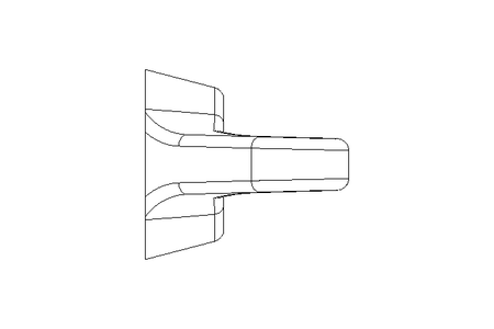 Écrou à oreilles M10 A2 Formeaméricaine