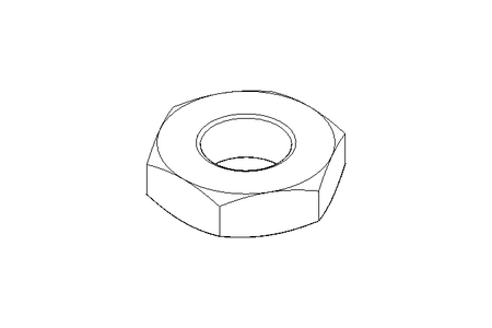 Porca sextavada M10x1,25 A2 DIN439