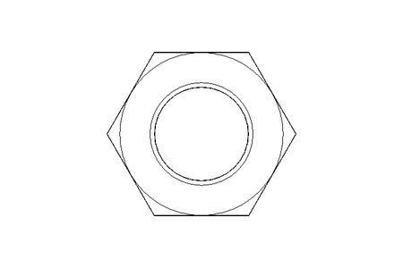 Tuerca hexagonal LH M16 A2 DIN439