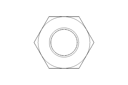 Hexagon nut M8 A2 DIN439