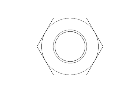 Écrou hexagonal M8x1 St-Zn DIN439