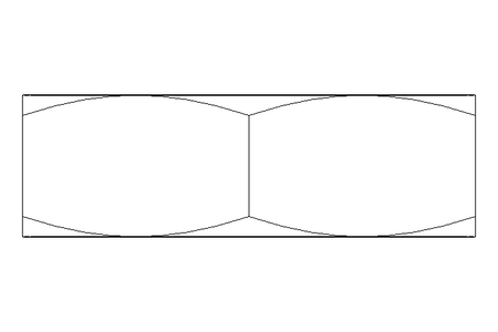 Tuerca hexagonal M10x1 St-Zn DIN439