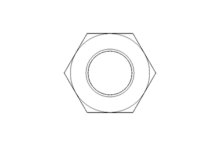 Tuerca hexagonal M10x1 St-Zn DIN439