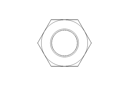 Tuerca hexagonal M10x1 St-Zn DIN439