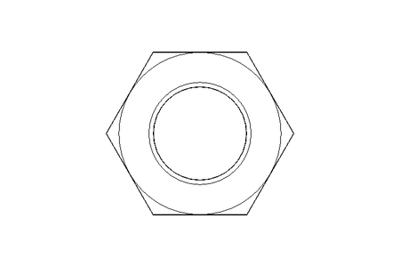 Hexagon nut M16 A2 DIN439