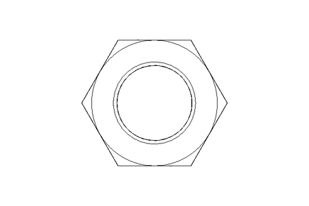 Hexagon nut M16x1.5 St-Zn DIN439