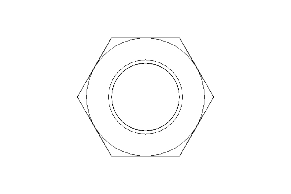 Tuerca hexagonal M20 A2 DIN439