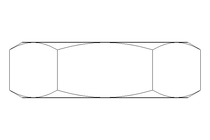 Tuerca hexagonal LH M20x1,5 St-Zn DIN439