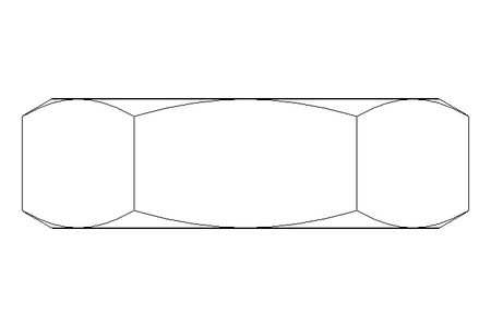 六角螺母 LH M20x1,5 St-Zn DIN439