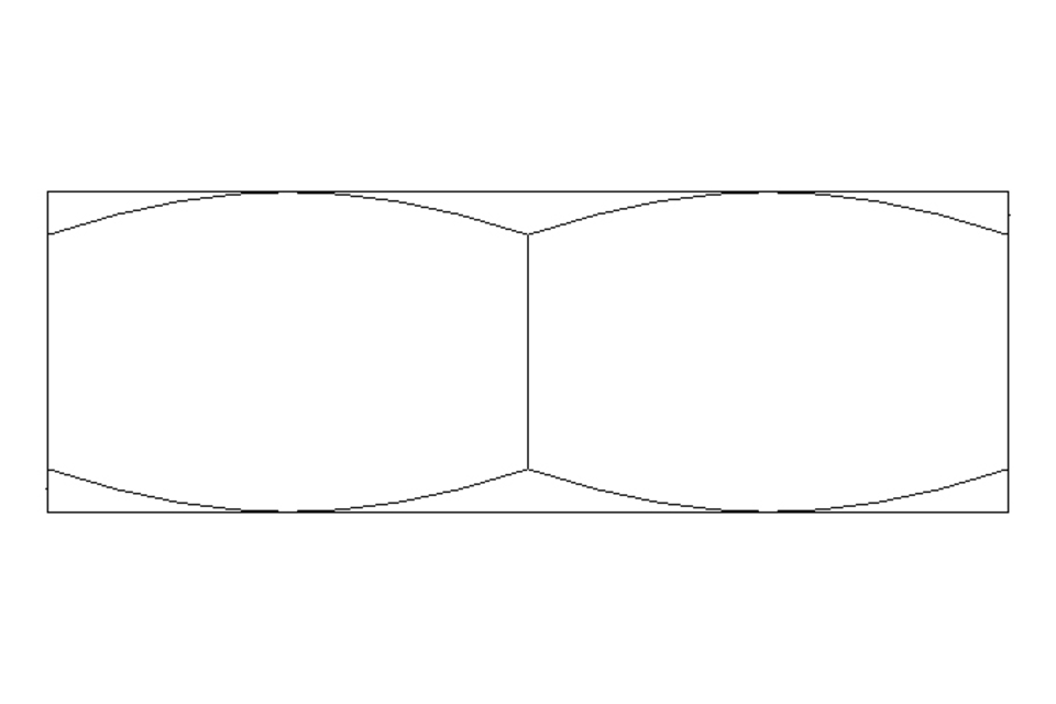 Hexagon nut LH M20x1.5 St-Zn DIN439