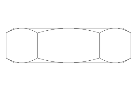 Tuerca hexagonal M22 A2 DIN439